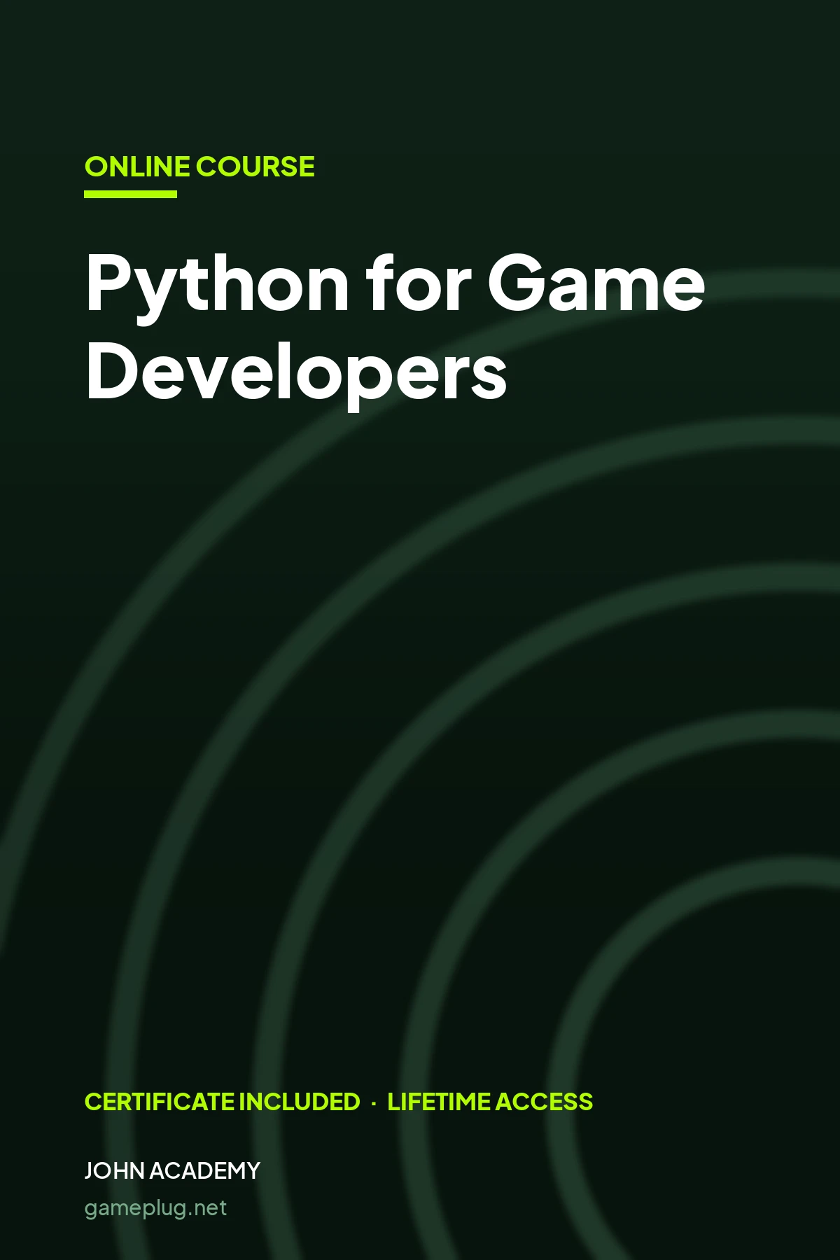 Python Code for Game Developers John Academy Code