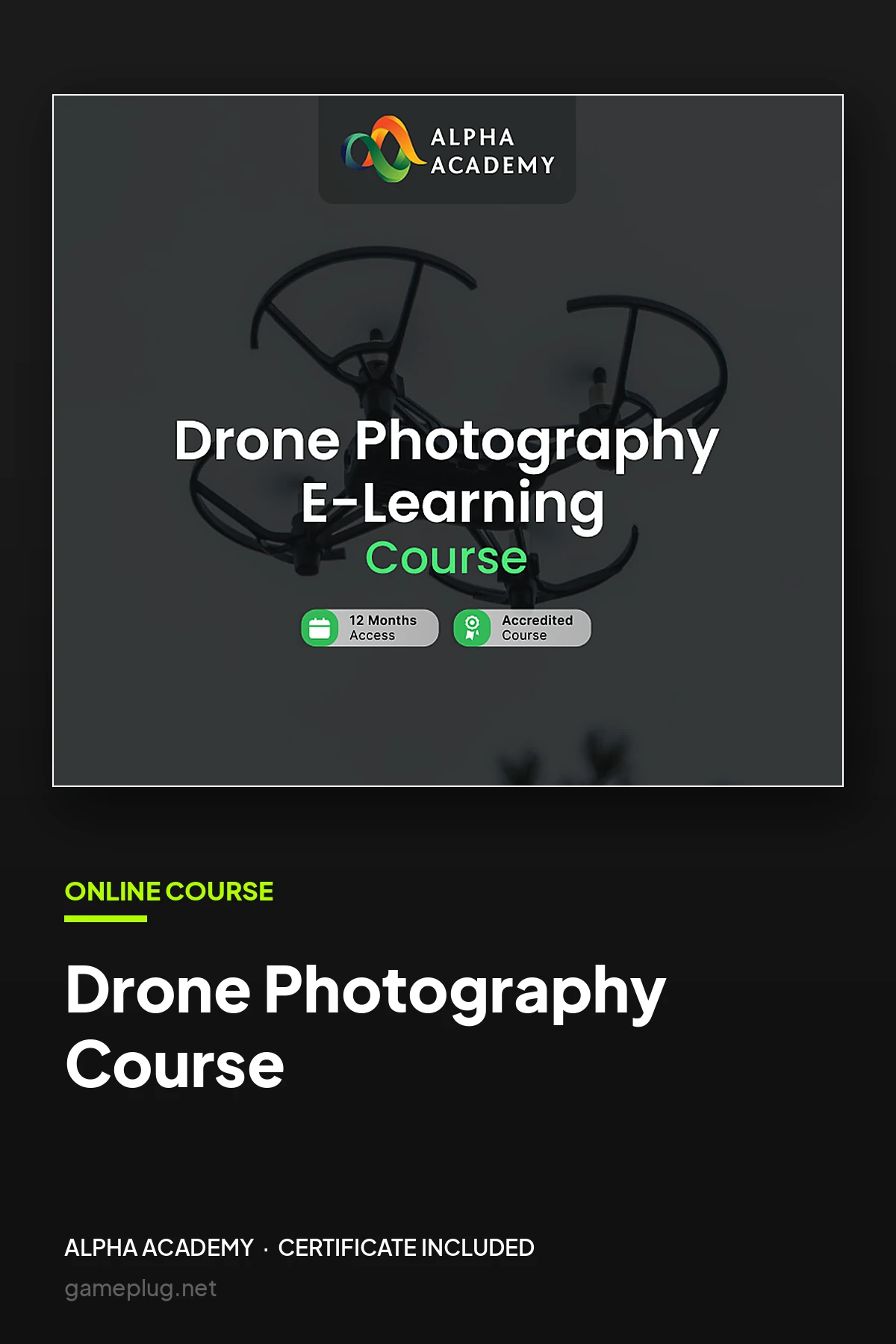 Drone Photography Course Alpha Academy Code