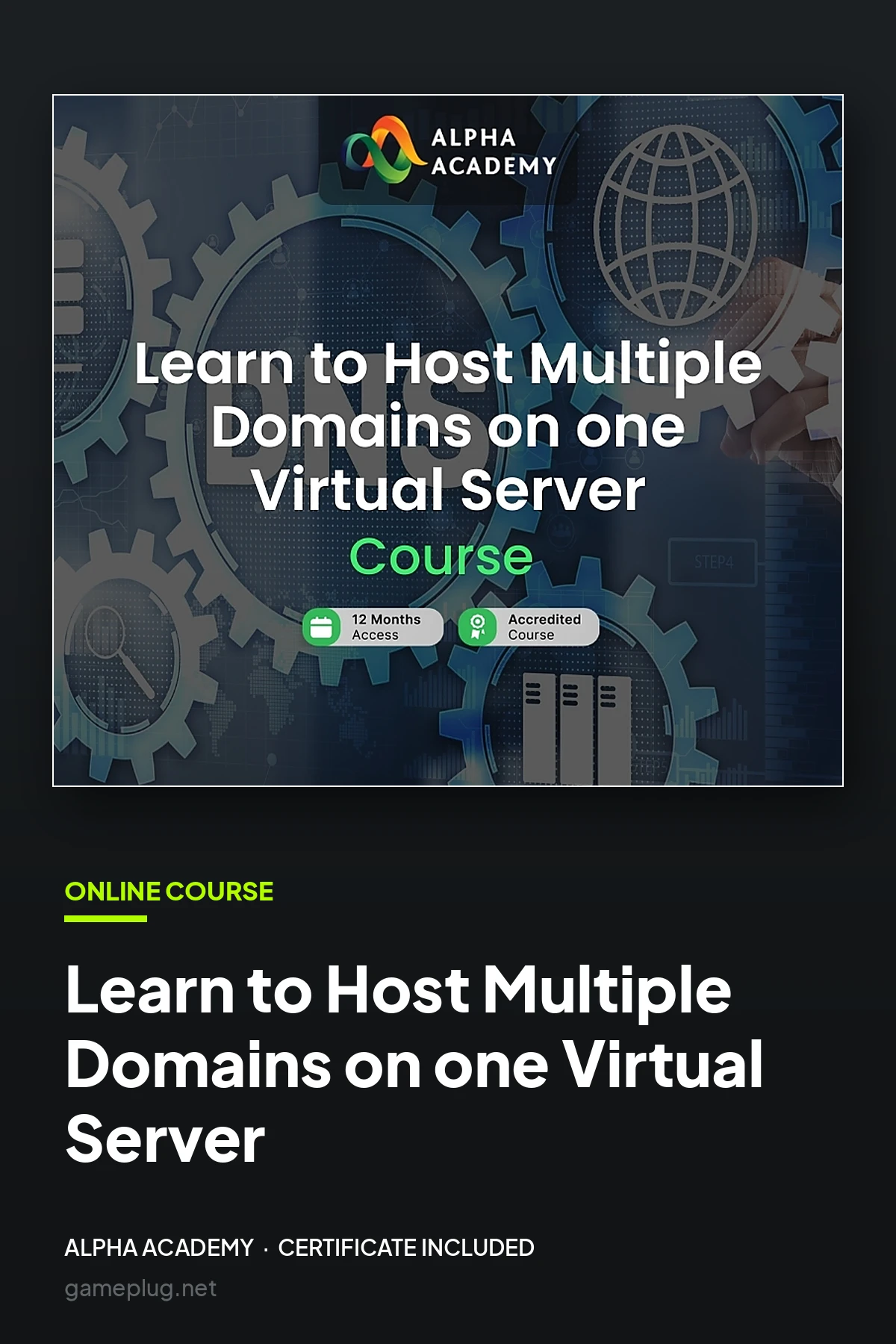 Learn to Host Multiple Domains on one Virtual Server Alpha Academy Code