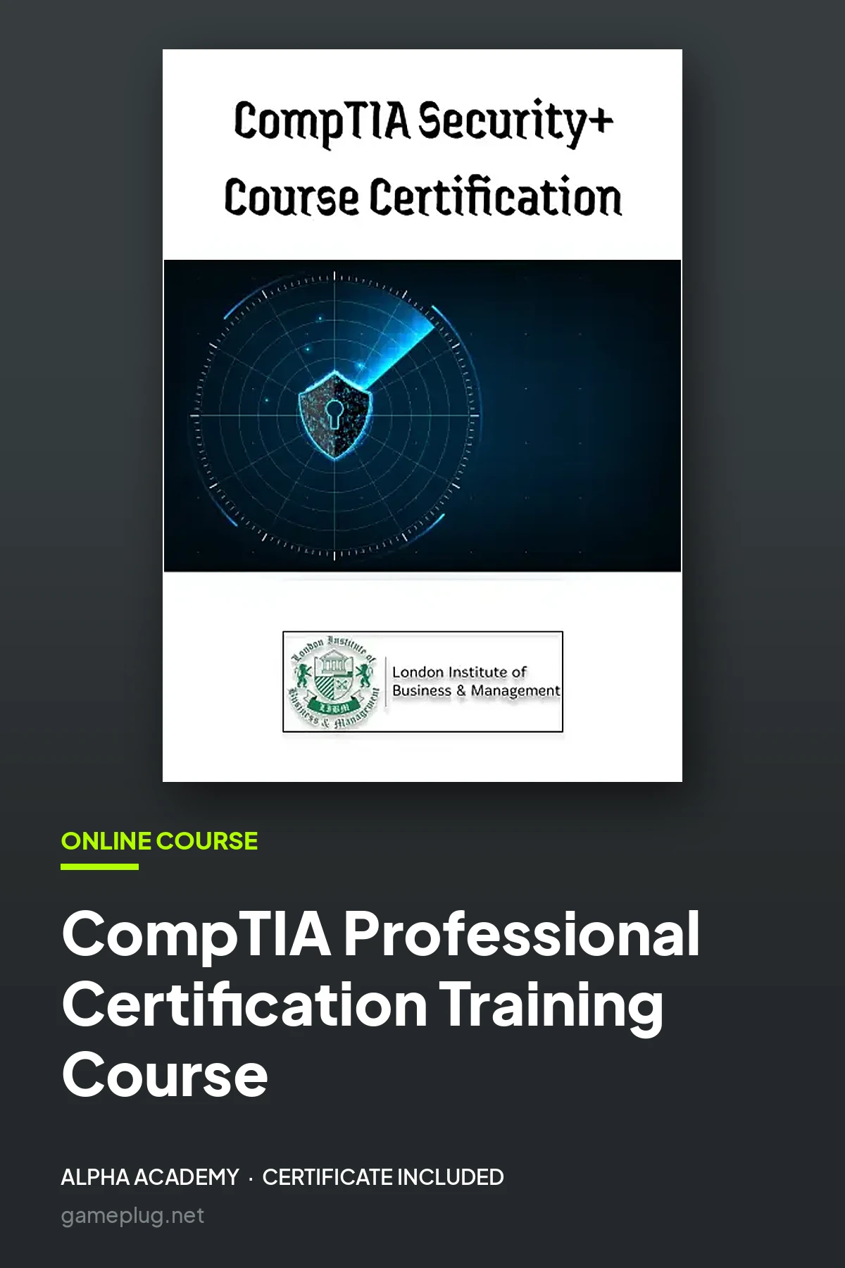 CompTIA Professional Certification Training Course Bundle Alpha Academy Code