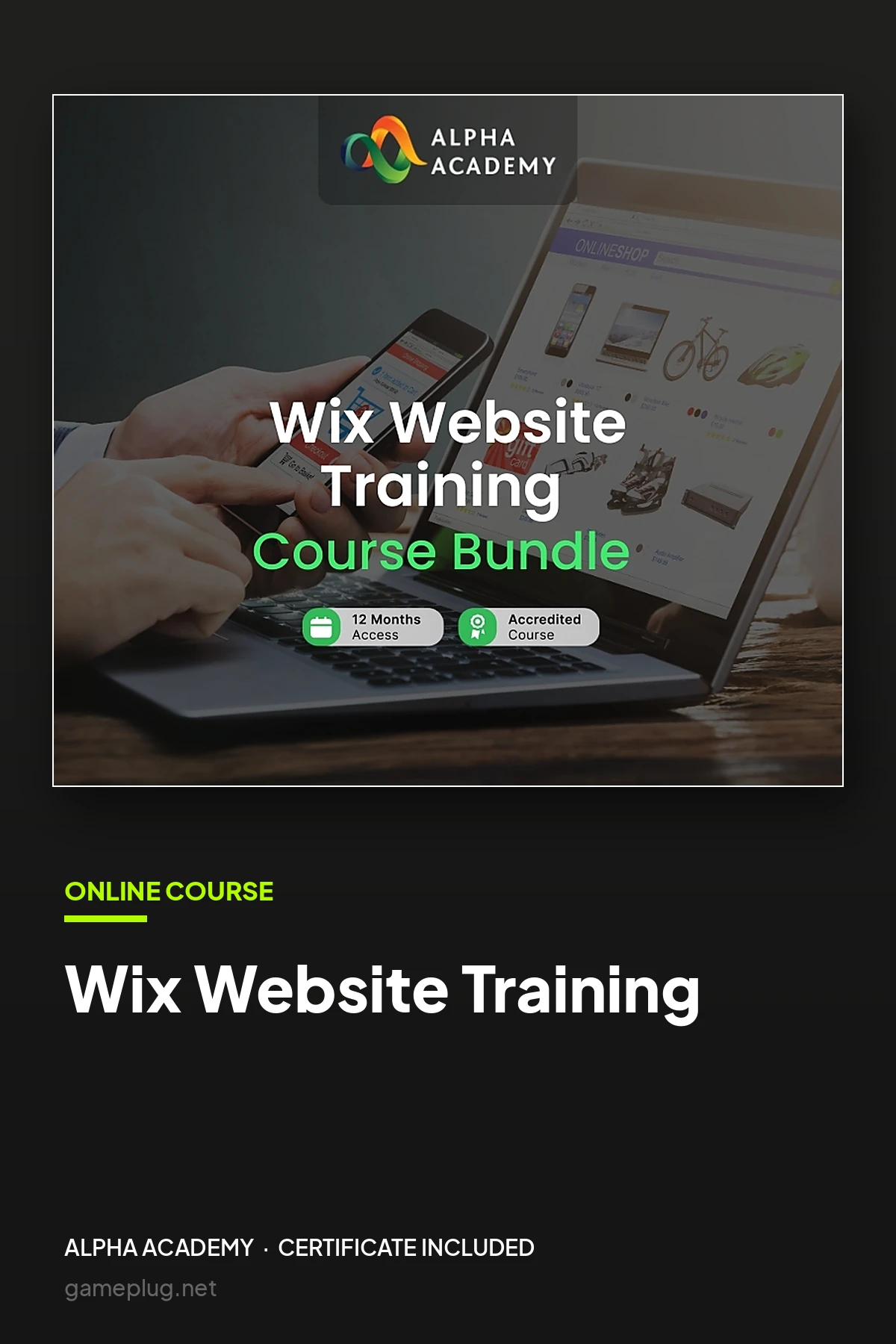 Wix Website Training Bundle Alpha Academy Code