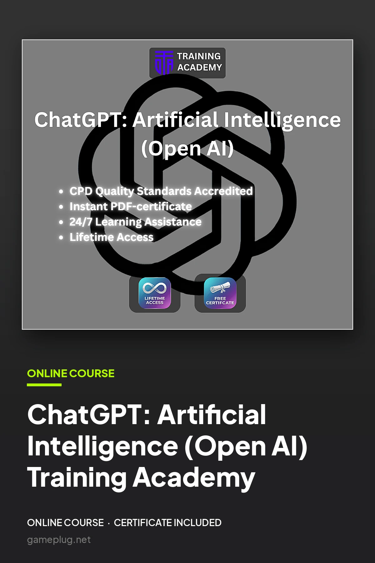ChatGPT: Artificial Intelligence (Open AI) Course Online Training Academy