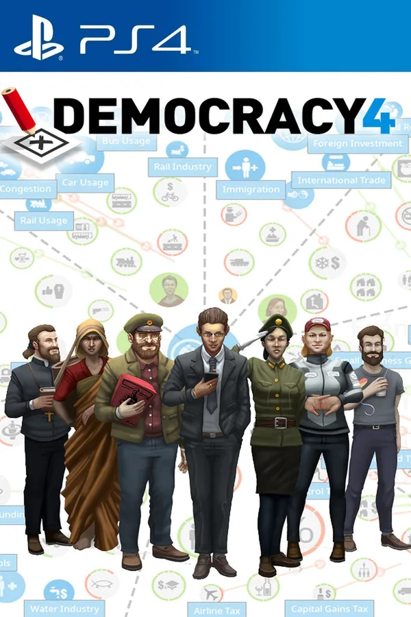 Democracy 4: Console Edition PS4 Account