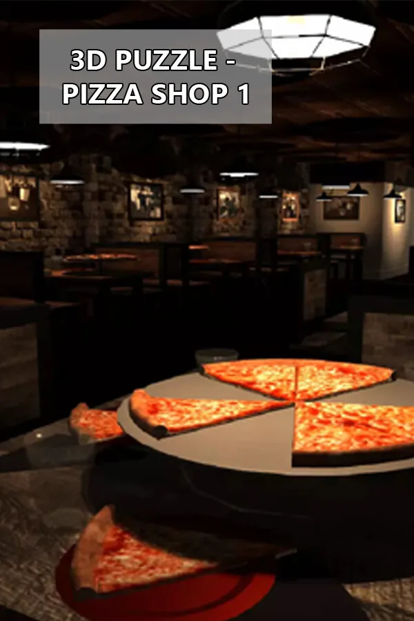 3D PUZZLE - Pizza Shop 1 PC