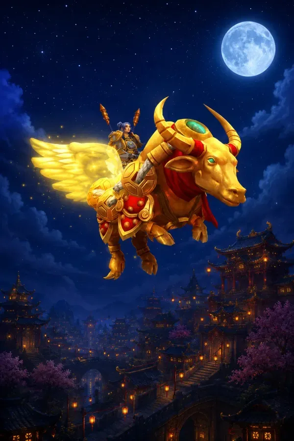 World of Warcraft - Lucky Quilen Cub Pet US PC Battle.net