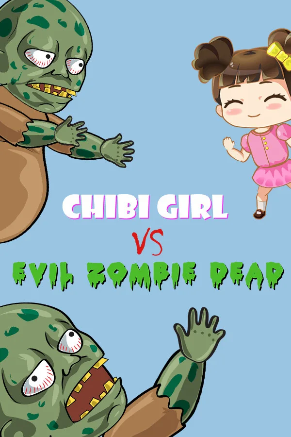 Chibi Girl Vs Evil Zombie Dead
