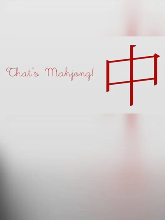 That's Mahjong!