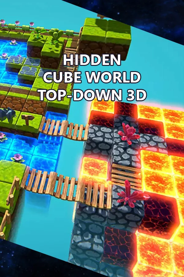 Hidden Cube World Top-Down 3D