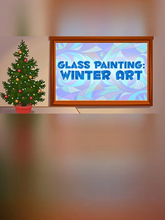 Glass Painting: Winter Art